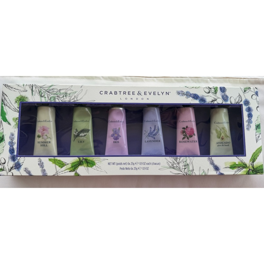 Crabtree & Evelyn London Ultra-Moisturising Hand Therapy 6 Piece Gift Set 0.9oz